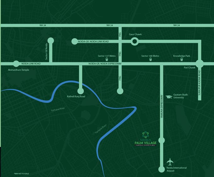 Nimbus The Palm Village location map